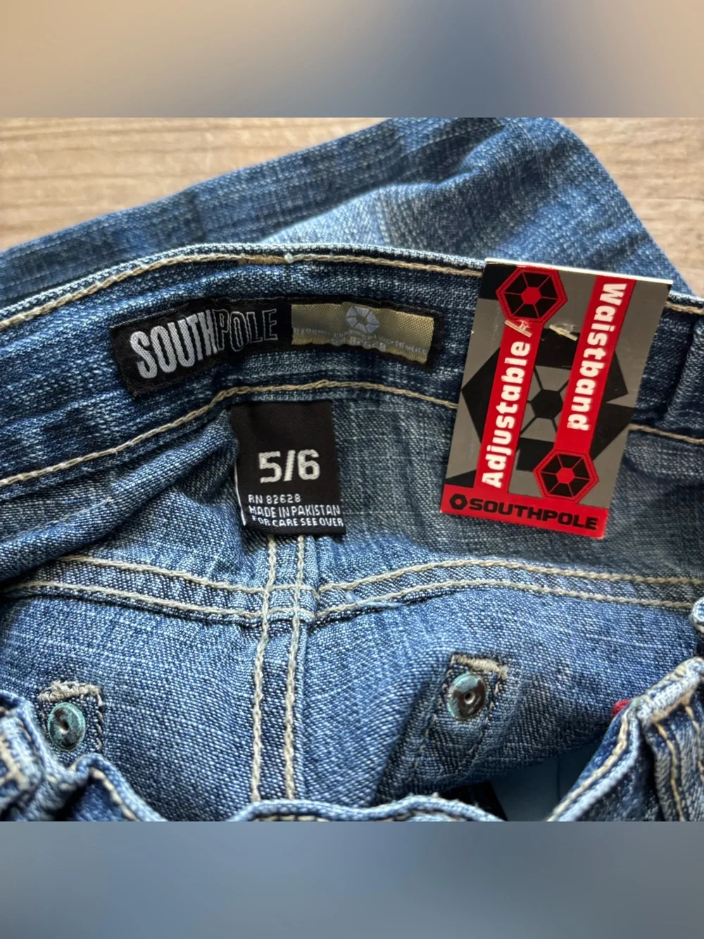 Vintage Y2K south pole baggy 90s boys jeans size 5/6